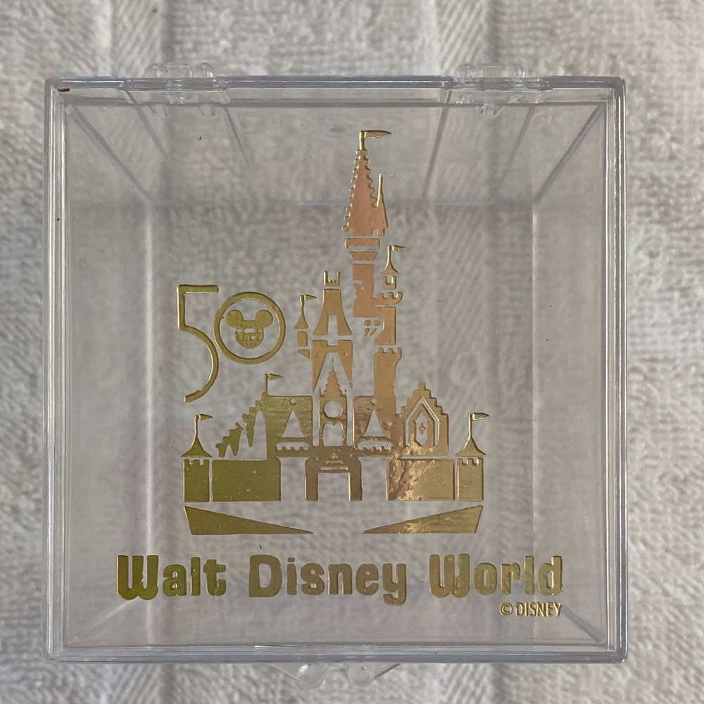Walt Disney World 50th Anniversary Retro Candy Container Trinket Box